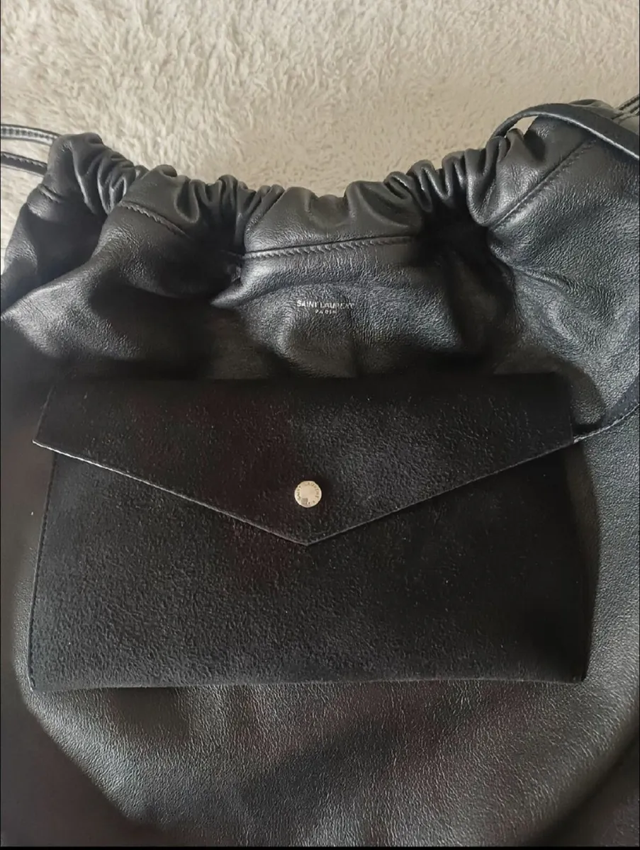 Saint Laurent Leather Teddy Bag - Image 3