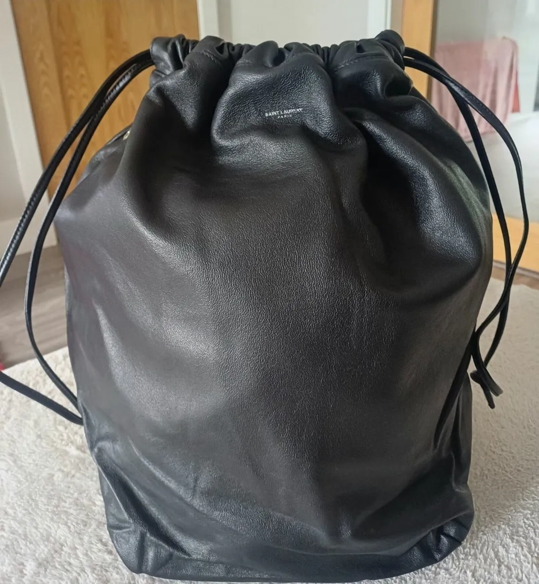 Saint Laurent Leather Teddy Bag - Image 2