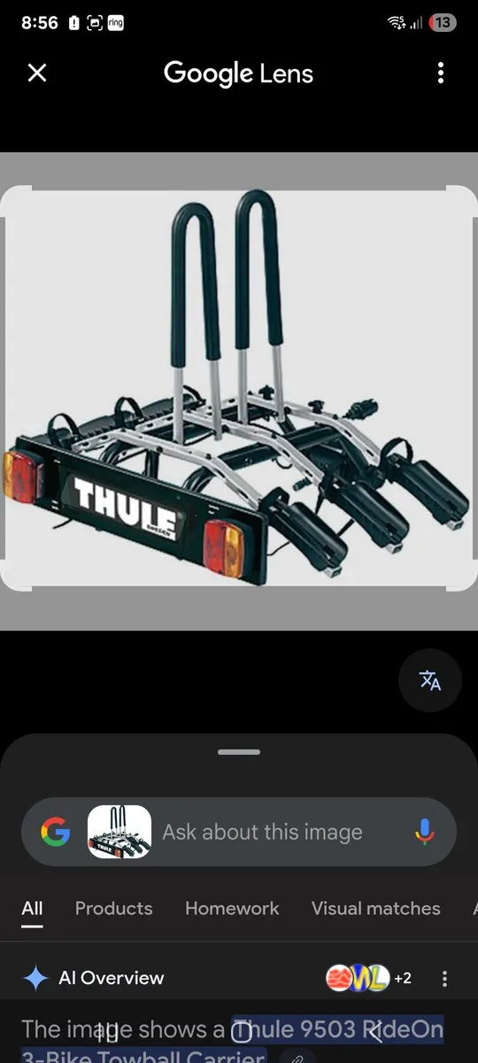 thule bike rack - Image 1