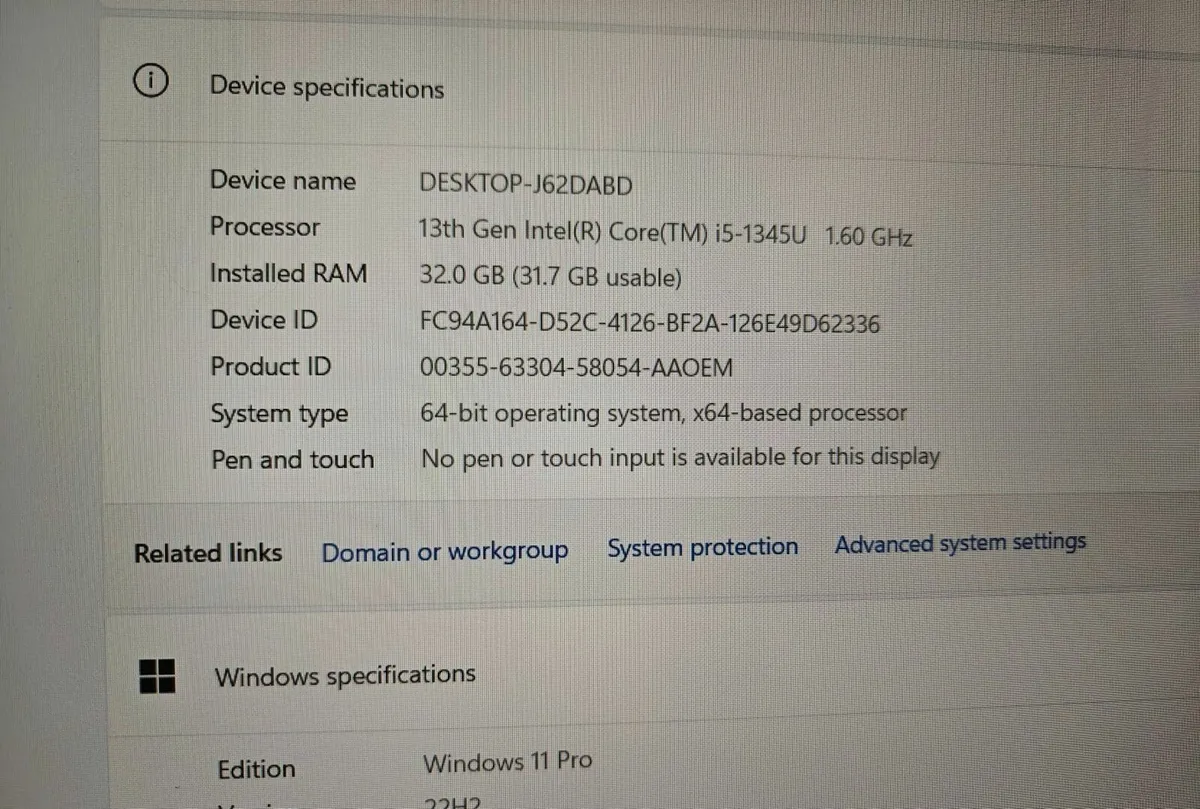 Dell Latitude 5540 Laptop | i5 (13th gen) | 16GB | - Image 2