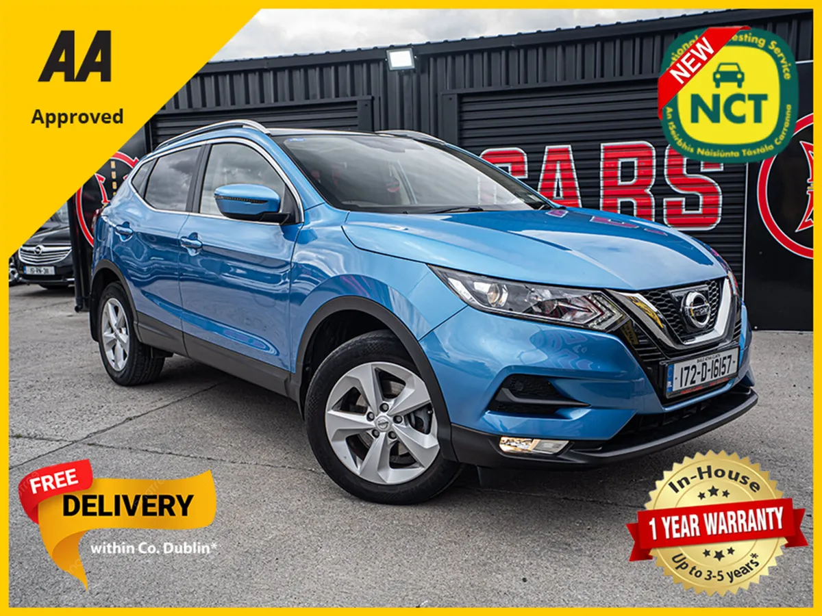 172 Qashqai 1.2/Low kms/Irish car/1yr warranty - Image 1