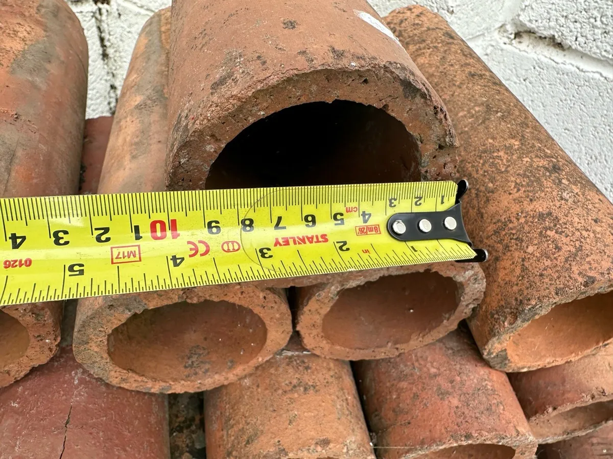 Antique fireclay drainage pipes - Image 3