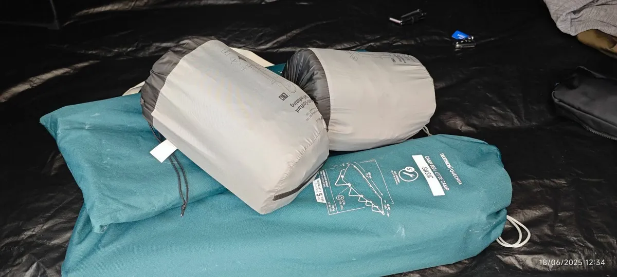 2 camping bed's and 2 self inflating mattress - Image 4