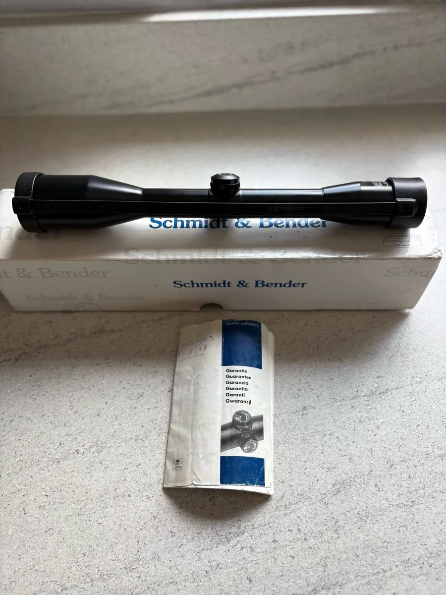 Schmidt and bender 6x42 scope - Image 1
