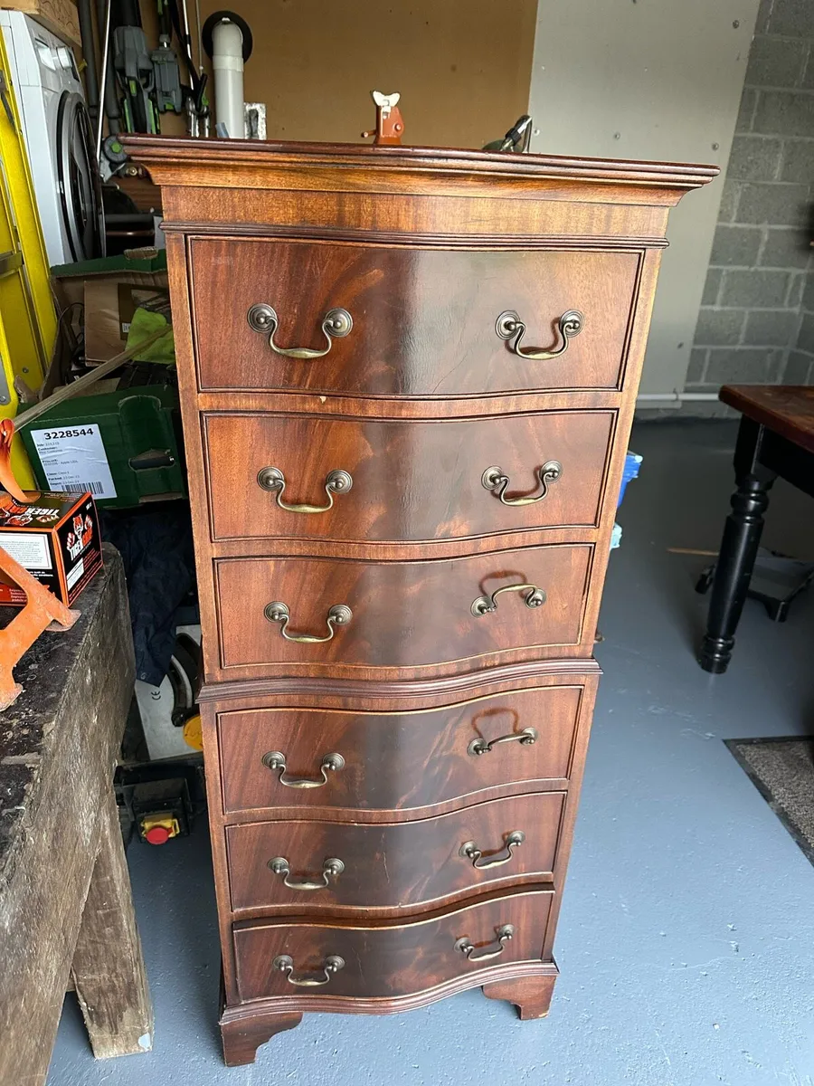 Antique Tallboy Six drawer unit - Image 1
