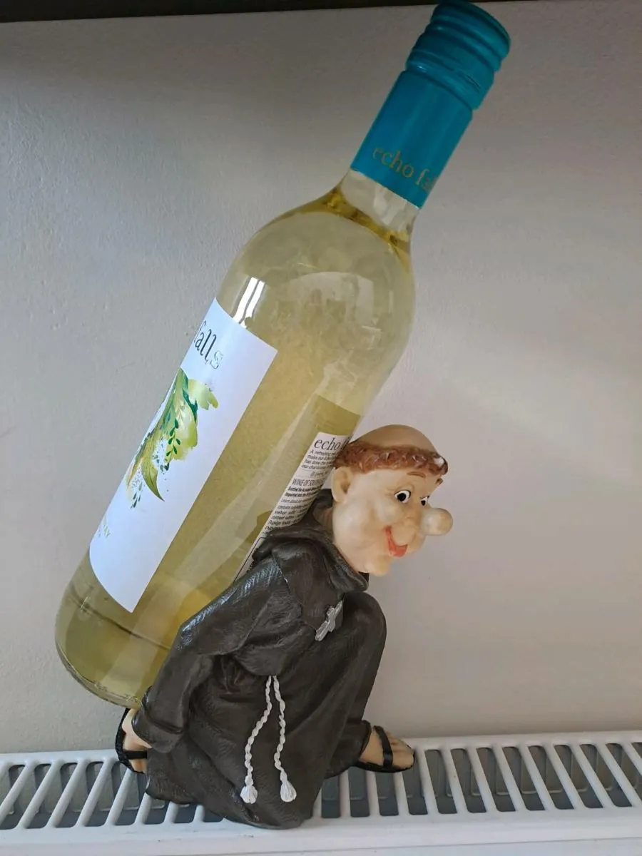 Ftanciscan monk wine bottle holder - Image 2