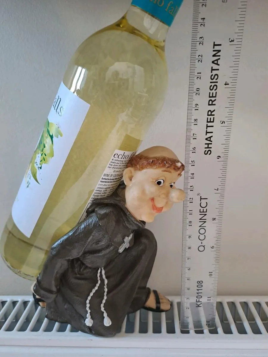 Ftanciscan monk wine bottle holder - Image 3