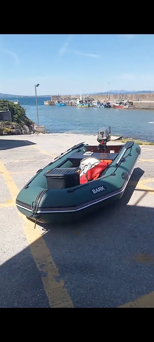Inflatable boat and engine - Image 1