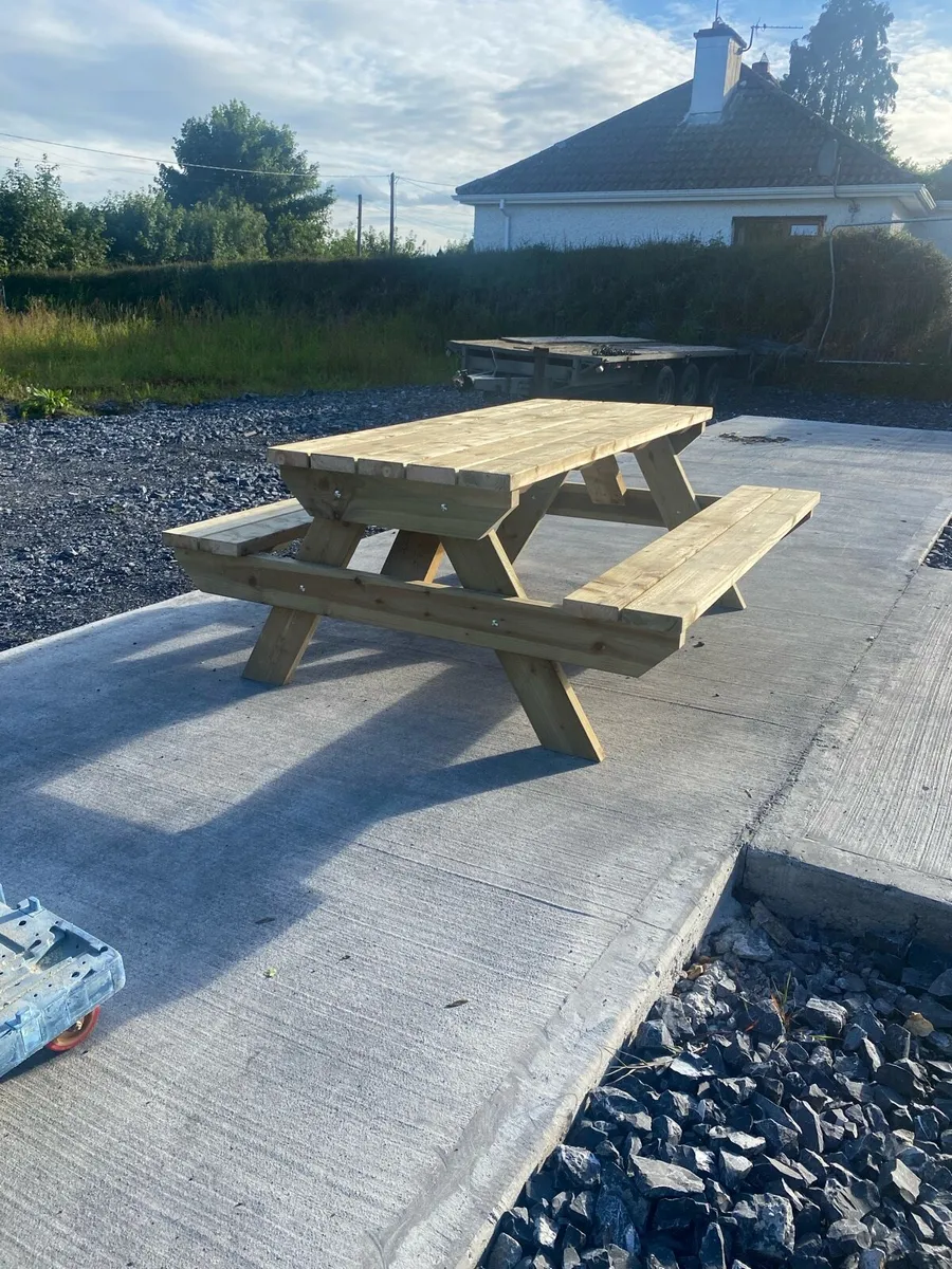 Heavy Duty Picnic Bench - Image 1