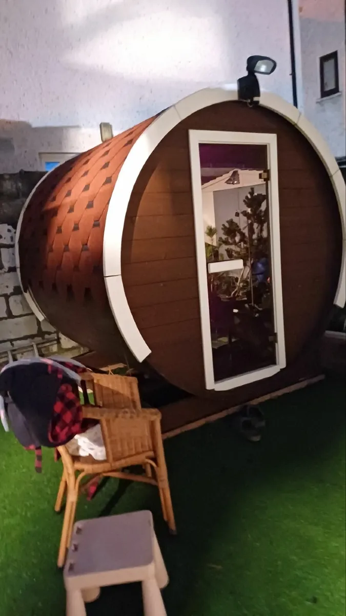 Quality Sauna Barrel full set 2x2 - Image 4