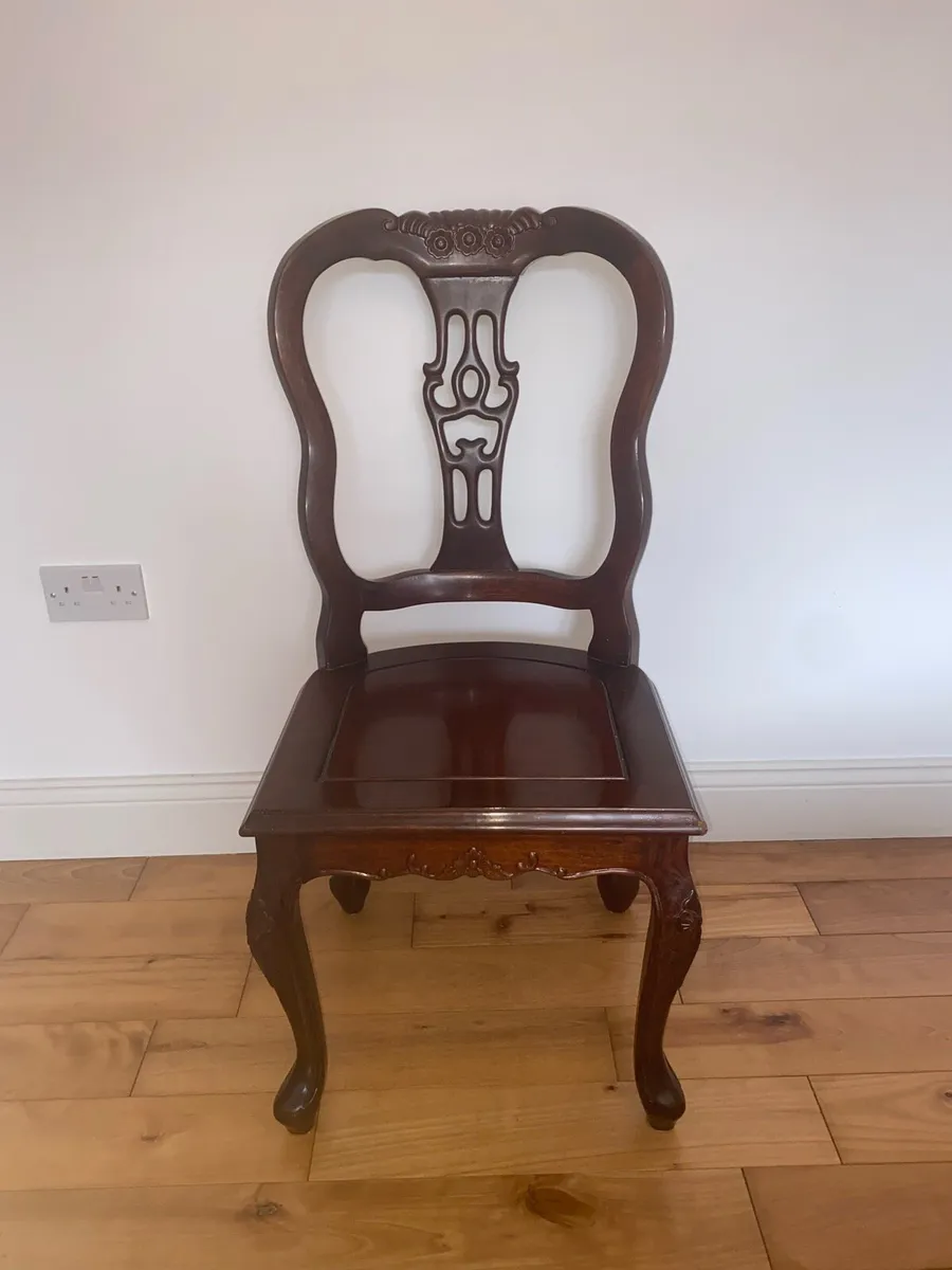 Wooden Dinning Table and 8 Chairs - Image 3
