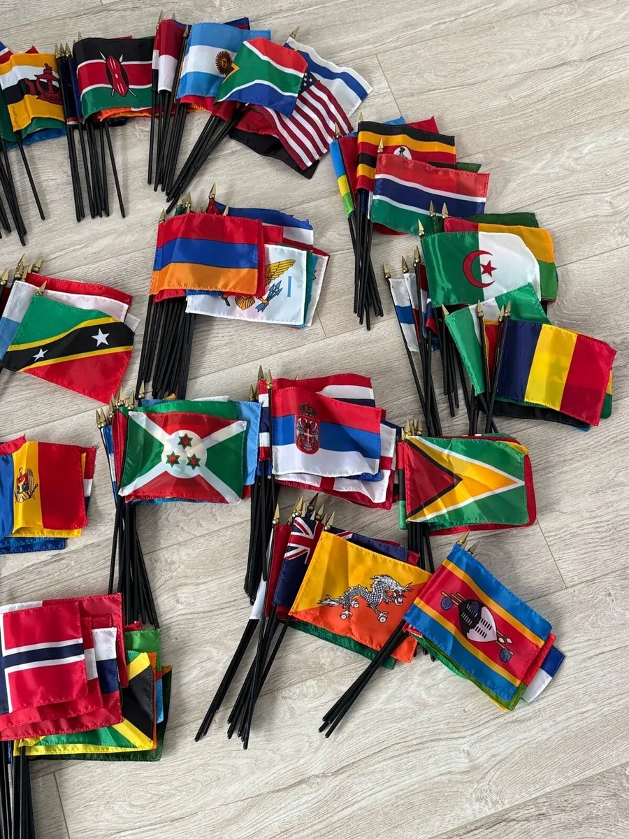 226 Different Country Stick Flags - Image 4