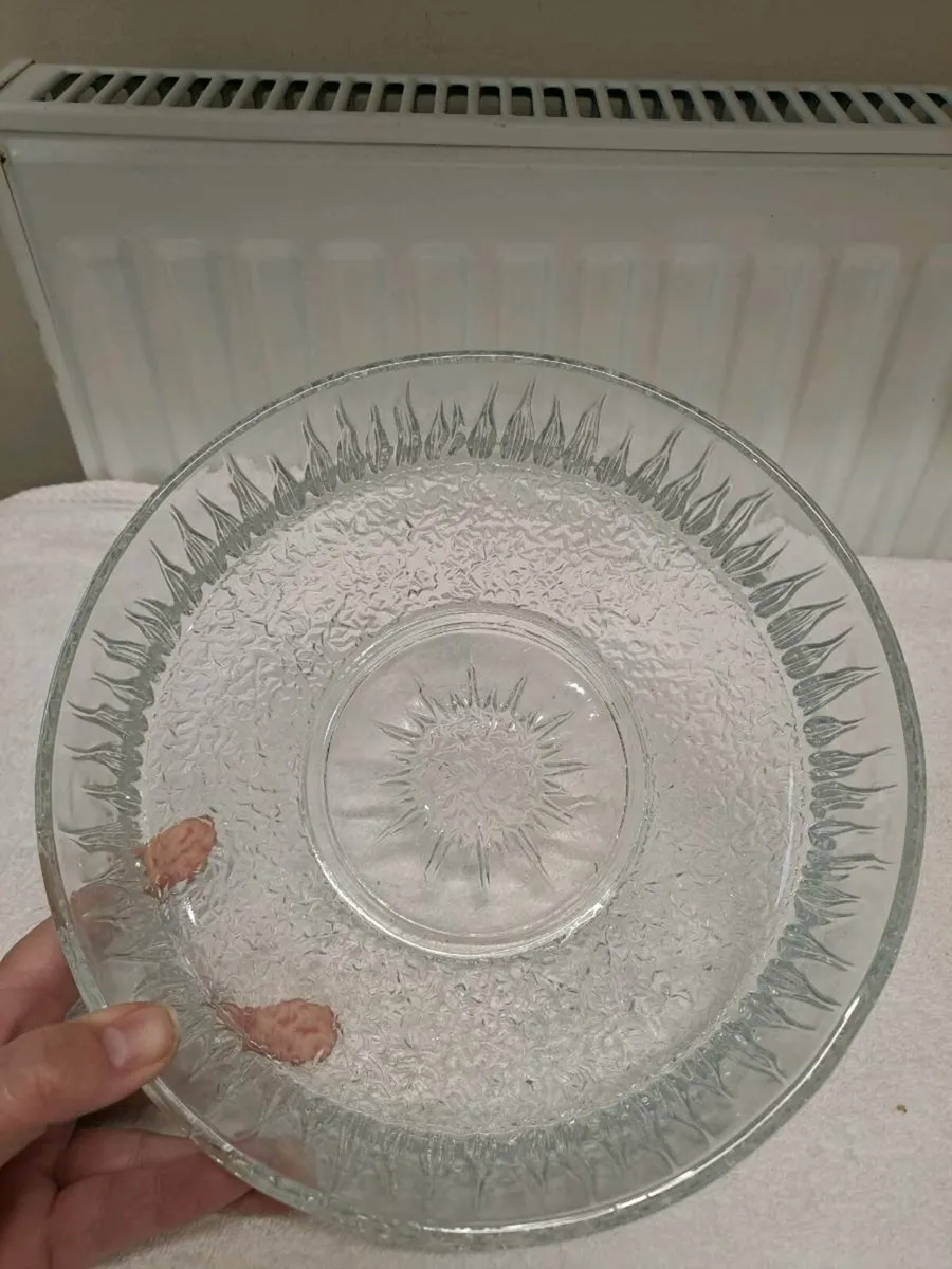 Vintage glass trifle bowl - Image 4