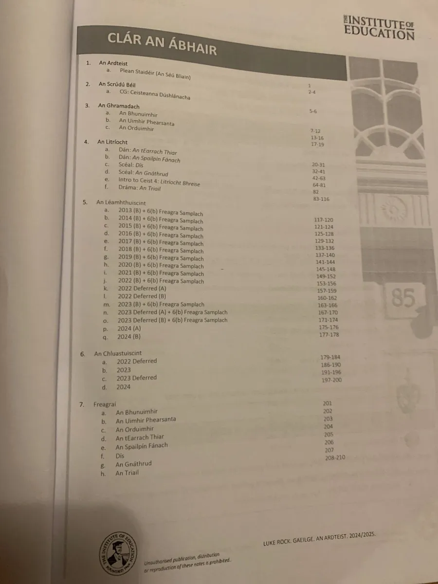 Institute notes - Image 2