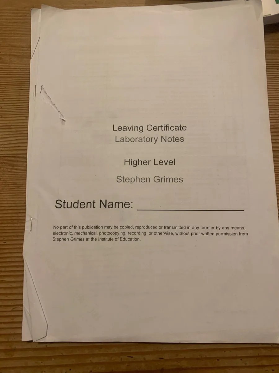Institute notes Physics - Image 1