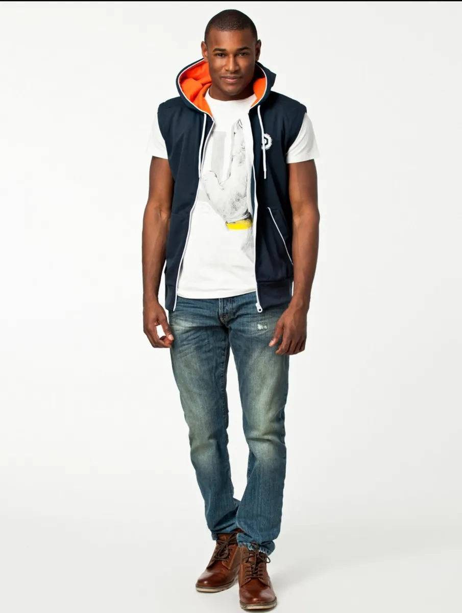 Jack & Jones Blue Waistcoat - Size M - Image 4
