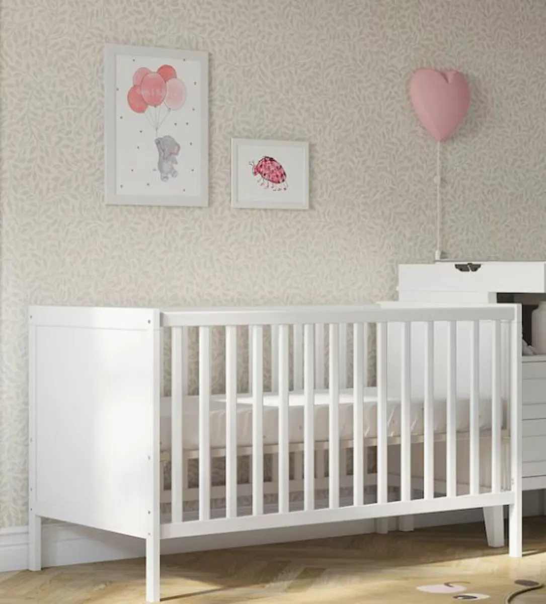 Crib + Mattress + Bedding Bundle – €100 - Image 2