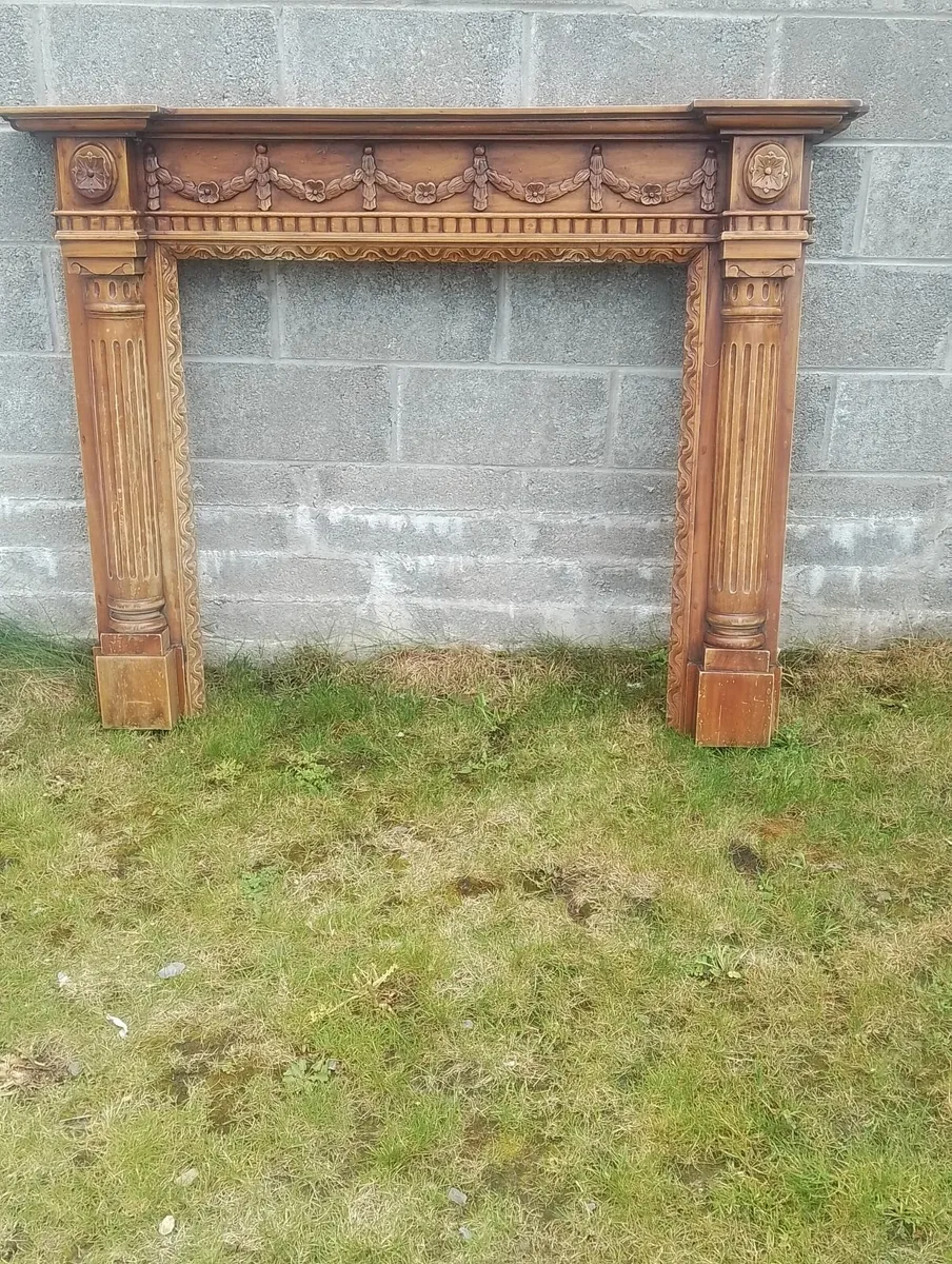 Wooden Fireplace Surround/Frame - Image 2