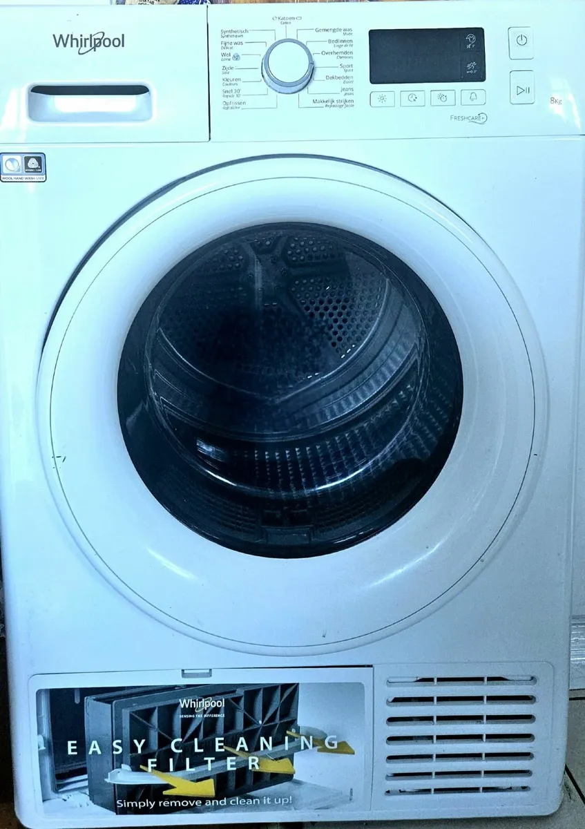 Whirlpool heat pump cloth dryer (A++)-€180 - Image 4