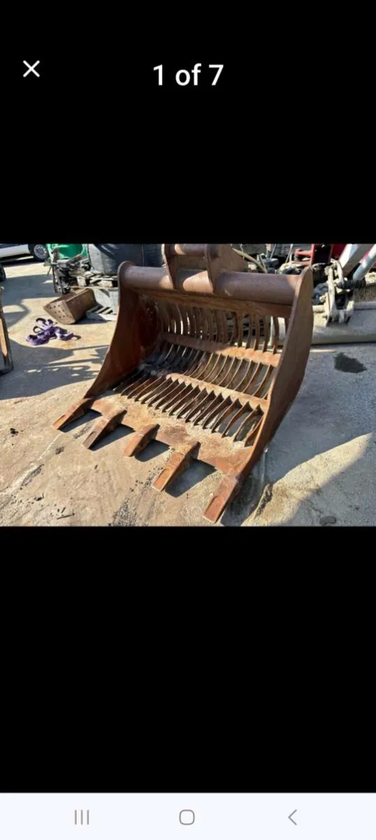 Digger RIDDLE Bucket 80MM PINS - Image 1