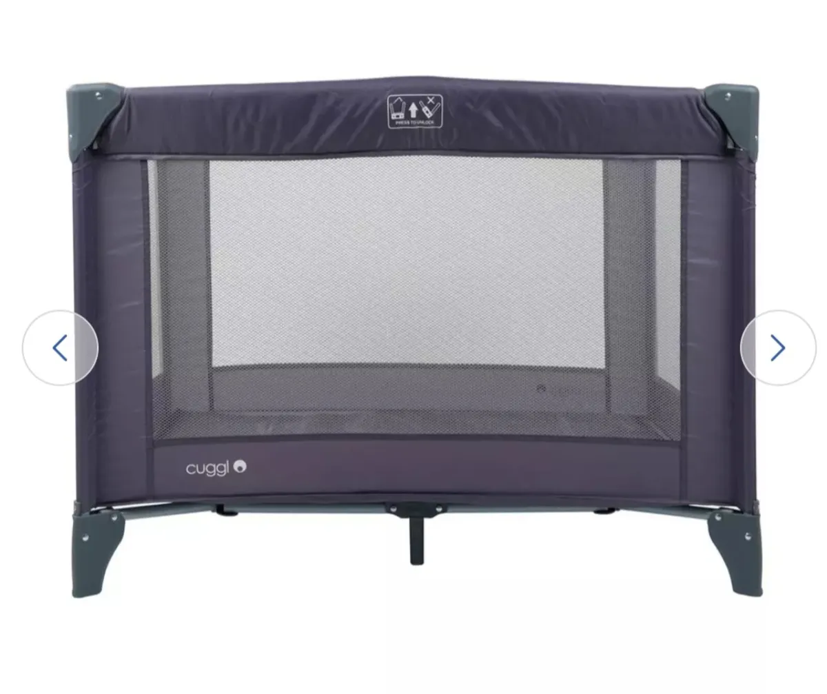 Cuggl travel cot with mattress - Image 1