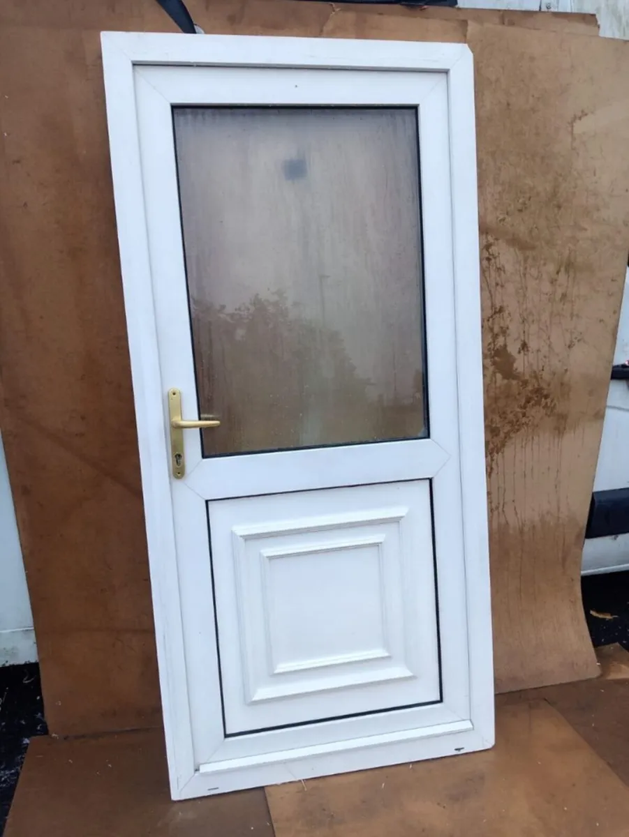 Top Quality PVC Single Door Frosted Glass - Image 1
