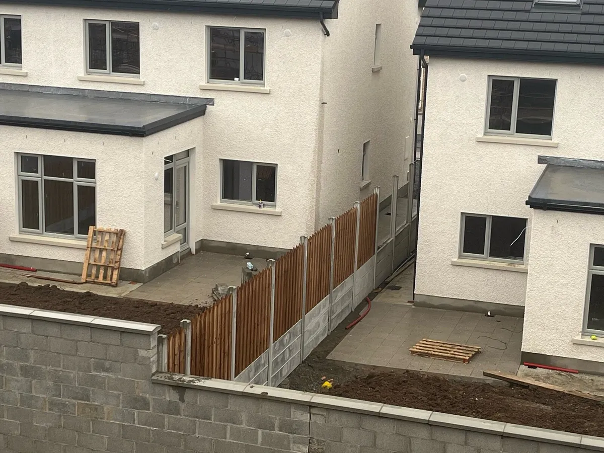 Concrete reinforced panel fencing - Image 4