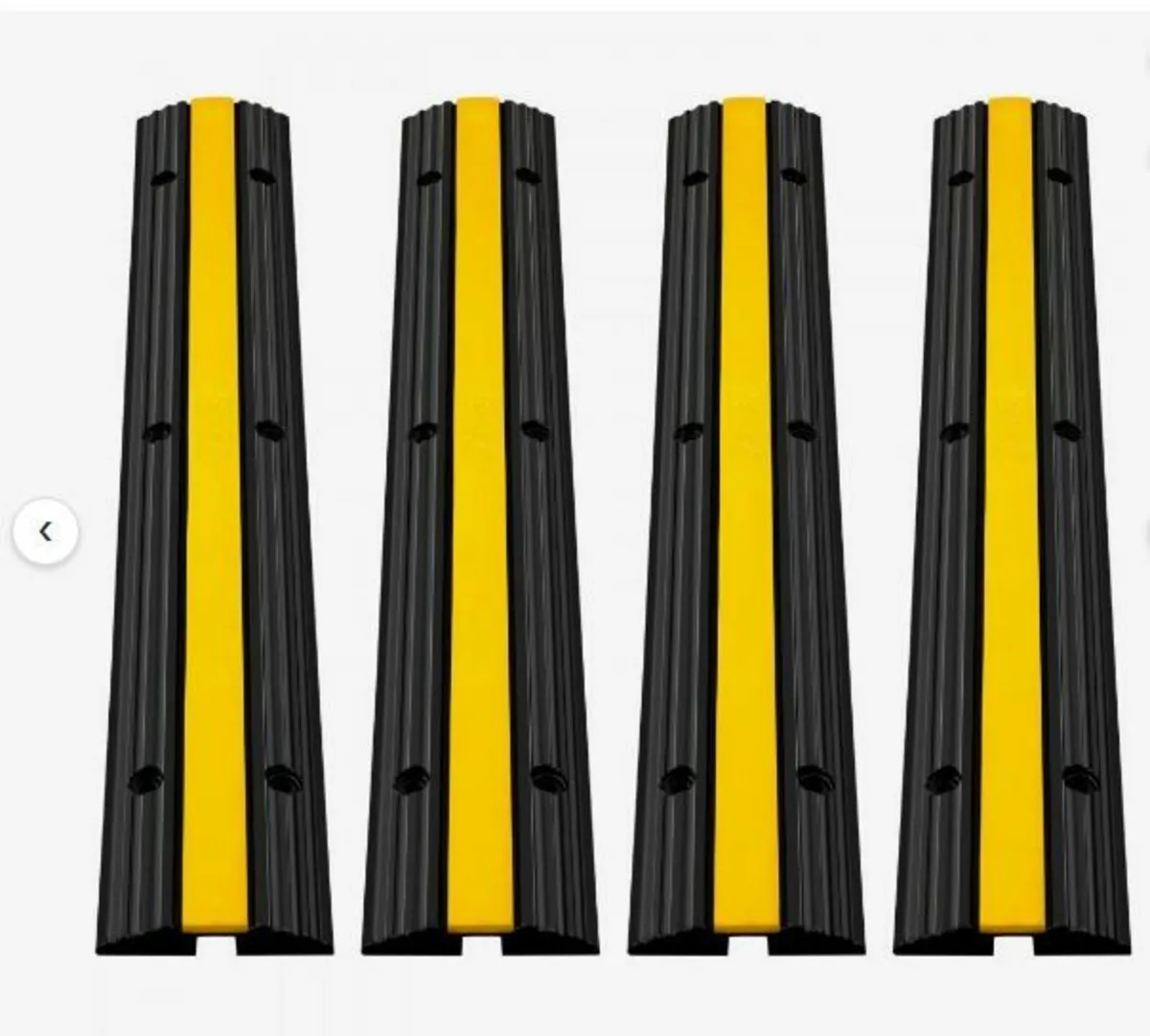 4 Pack of 1-Channel Rubber Cable - Image 1