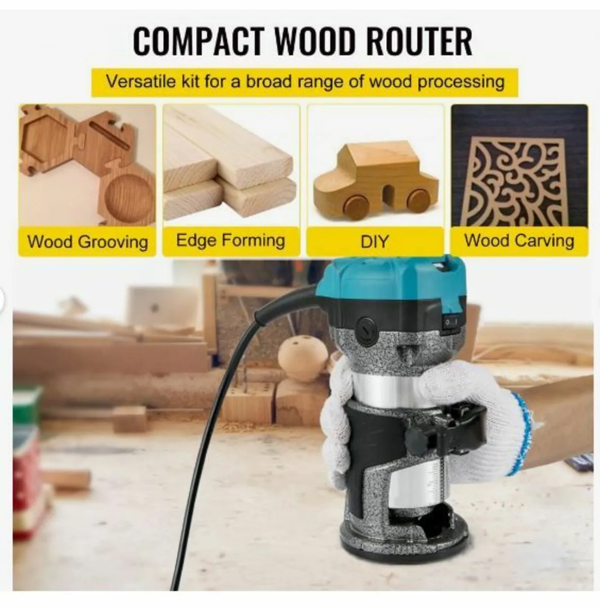 Router Tool, 710W Wood Router, Router - Image 2