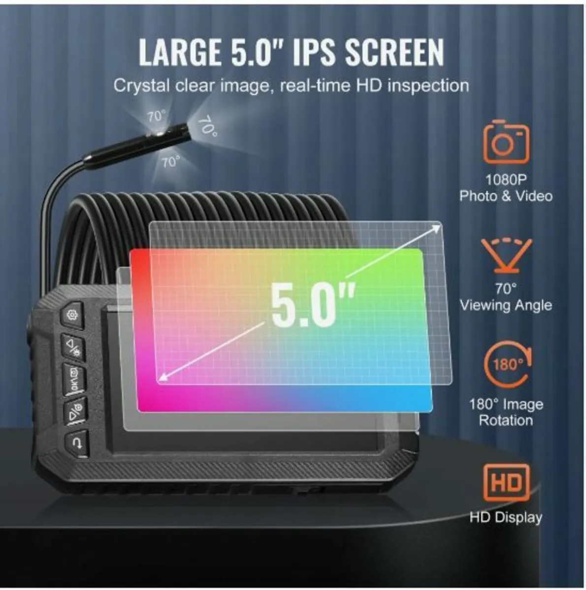 Endoscope Camera with Lights Triple Lens - Image 4