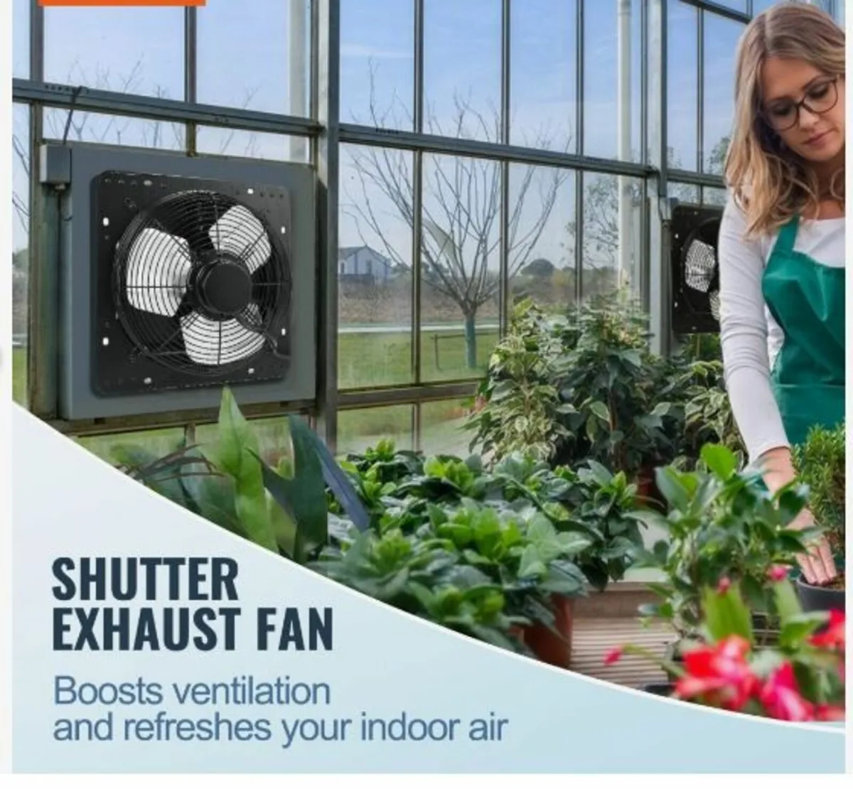 Shutter Exhaust Fan Shop Exhaust Fan 305 mm - Image 2
