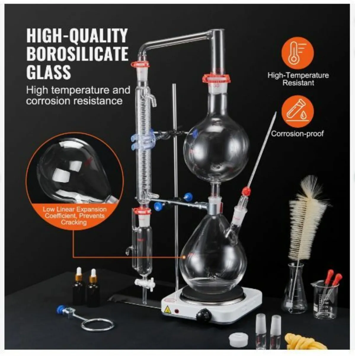 Essential Oil Distillation Kit, 2000ml - Image 4