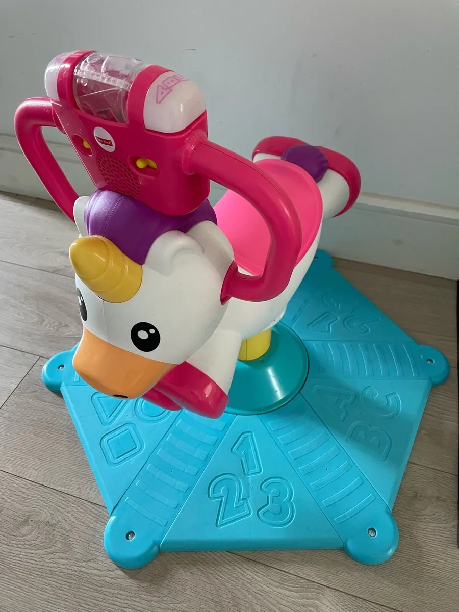 Fisher Price jump and turn unicorn - Image 1