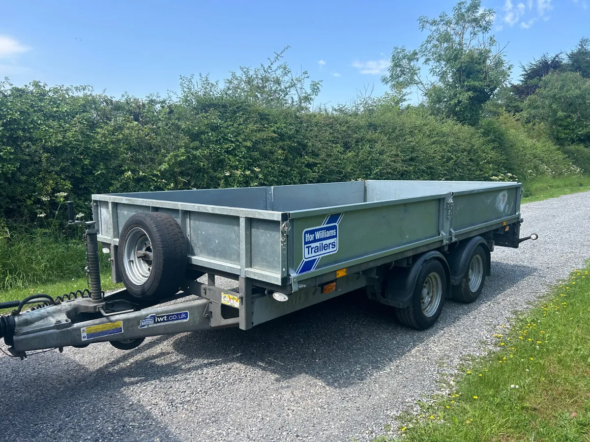 2022 Ifor Williams 12x6.6 LM126 Dropside Trailer - Image 1
