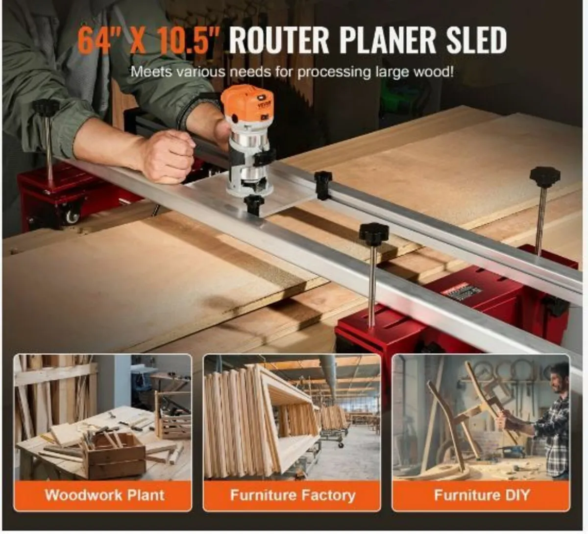 Router Sled, 64 inches, Portable and Easy - Image 3