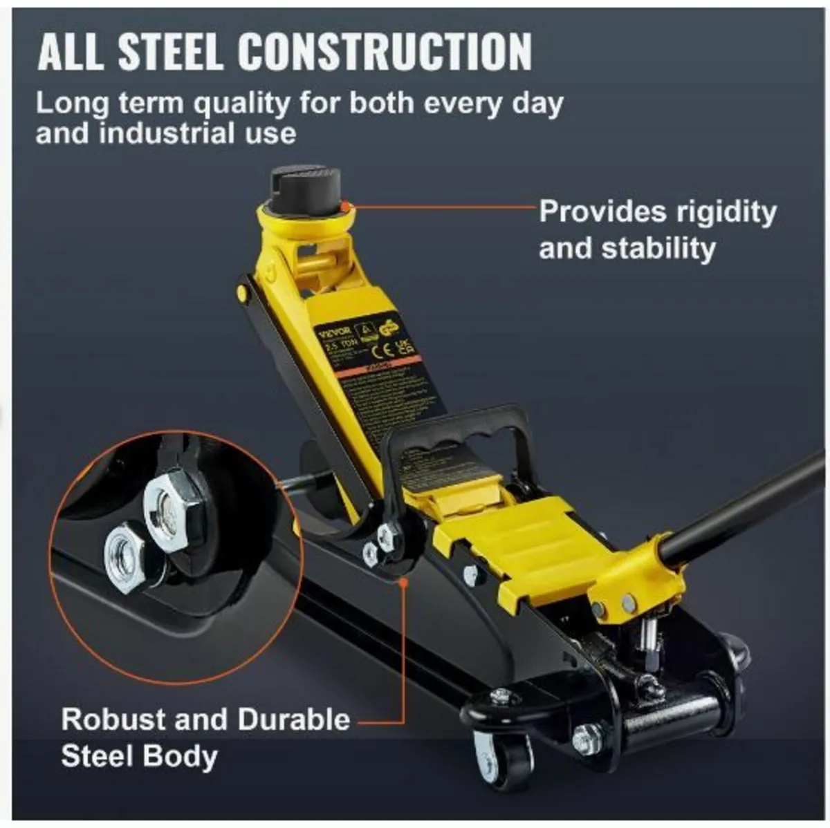 Floor Jack, 2.5 Ton Low Profile Floor Jack - Image 4