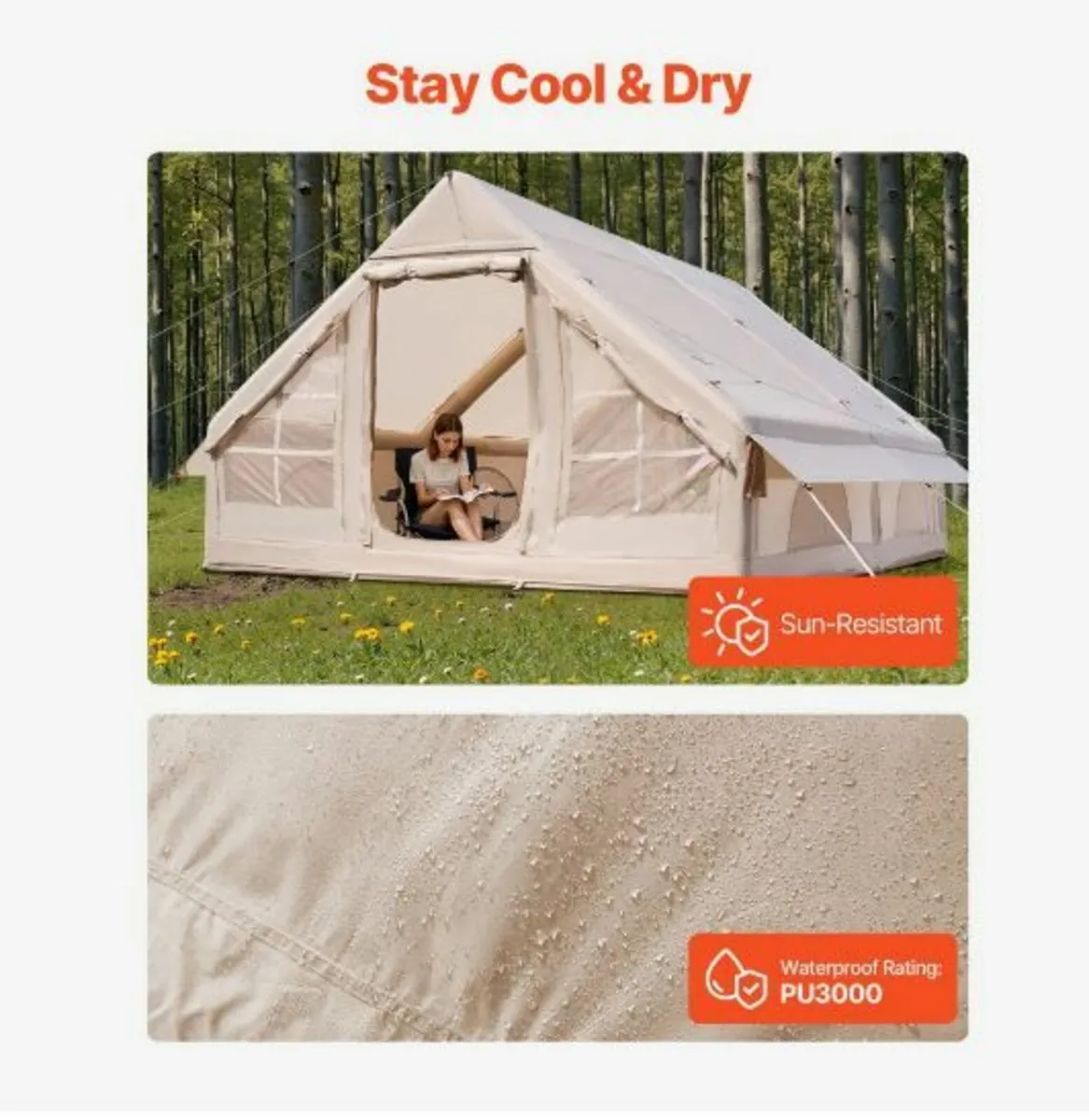 Inflatable Tent for Camping 5-8 Person - Image 2