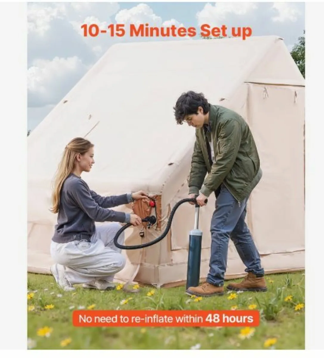 Inflatable Tent for Camping 5-8 Person - Image 3