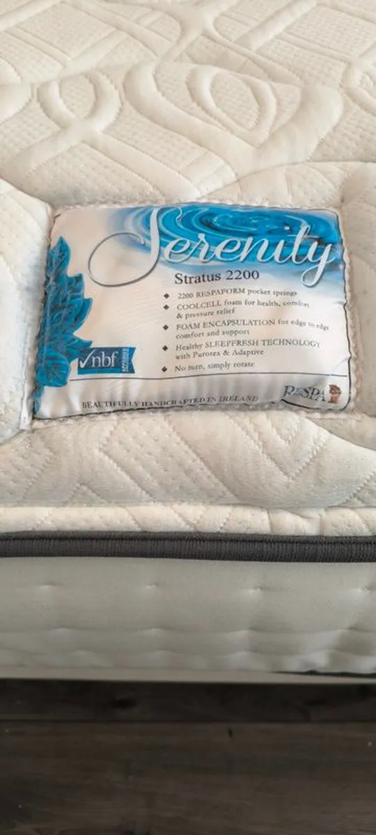 Super King Bed with Mattress - Excellent Condition - Image 4