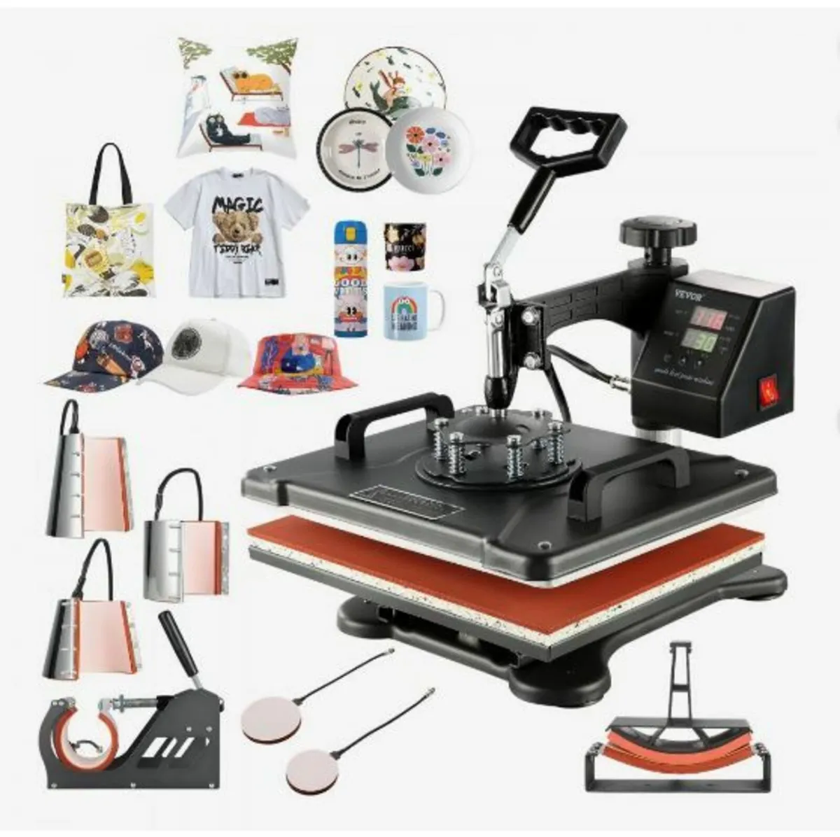 Heat Press 8 in 1 Heat Press Machine 38x30cm - Image 3