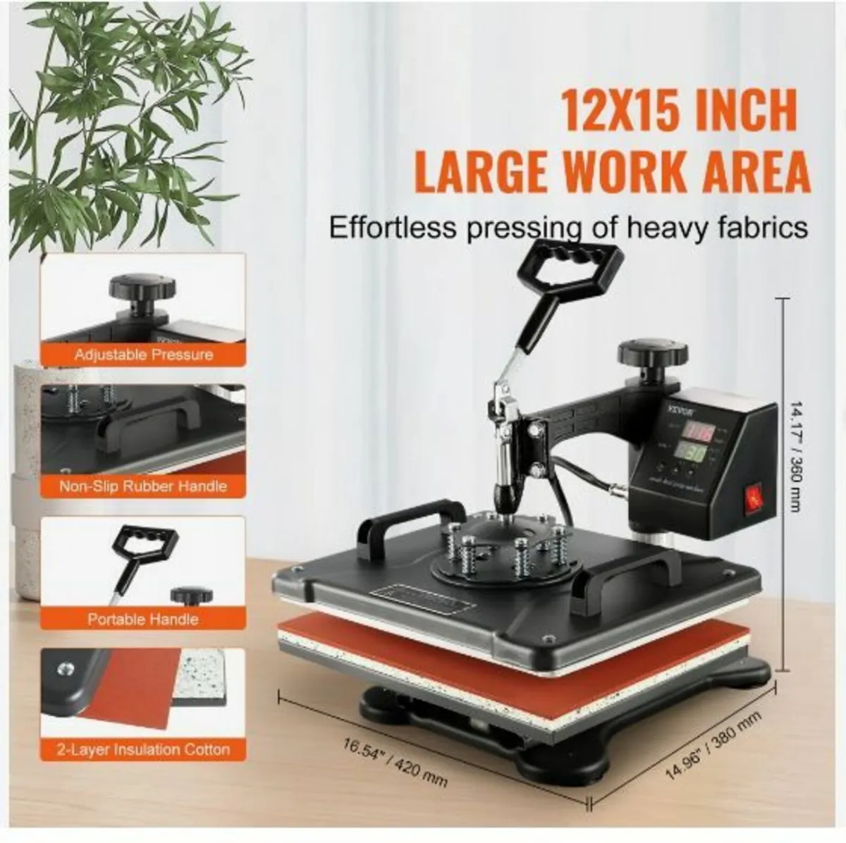 Heat Press 8 in 1 Heat Press Machine 38x30cm - Image 4