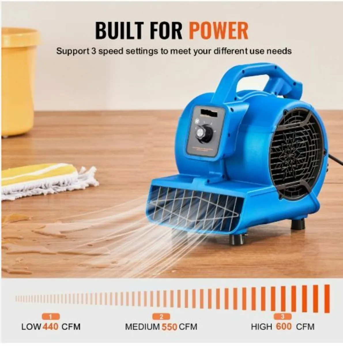 Floor Blower 1360 RPM 600 CFM Air - Image 4