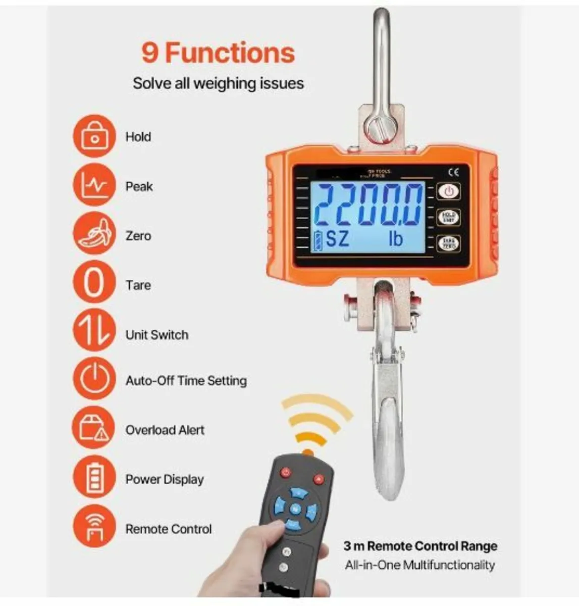 Digital Crane Scale Industrial Hanging Scale - Image 4