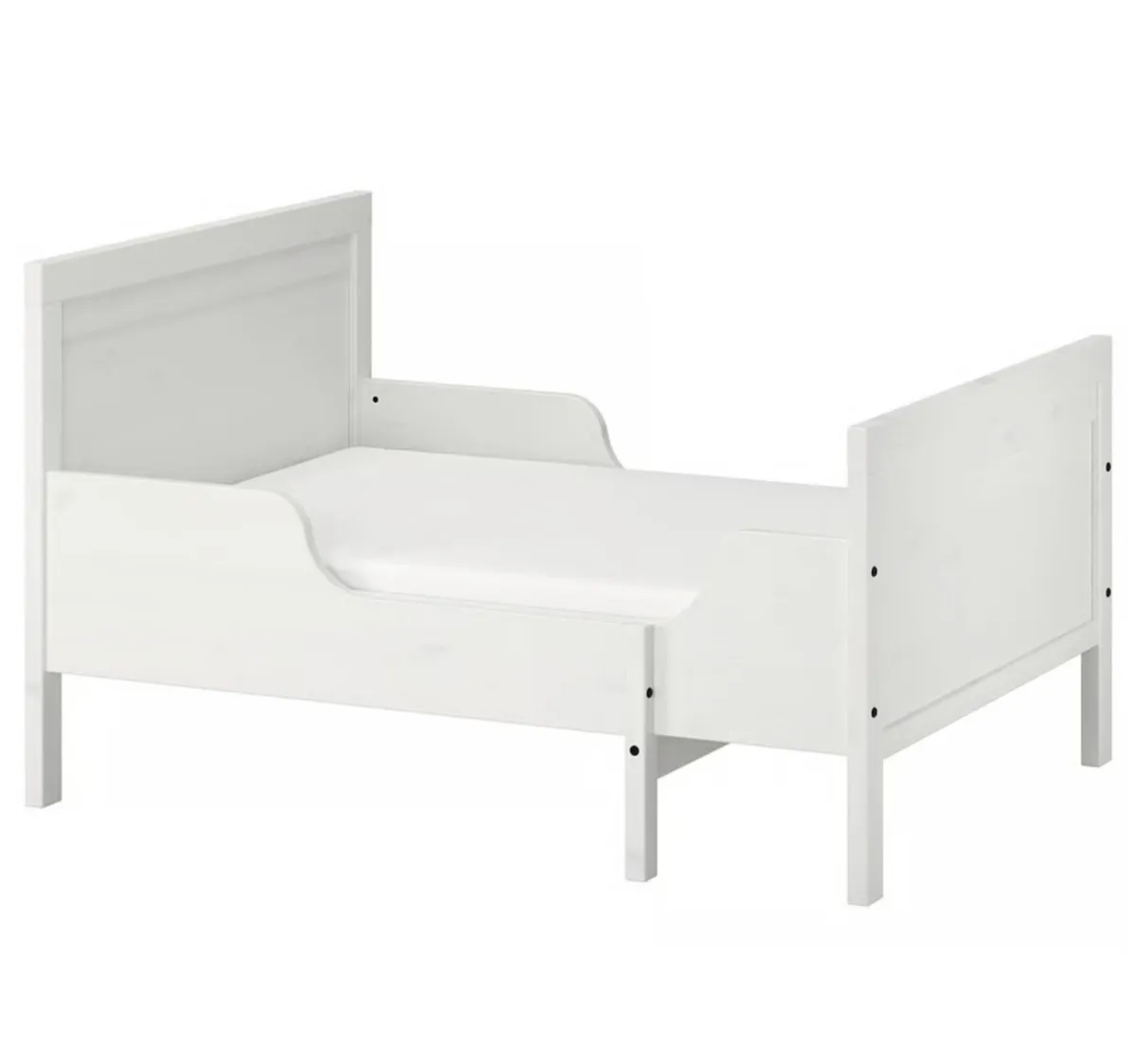 2 x Matching IKEA ‘Sundvik’ extendable kids beds - Image 1
