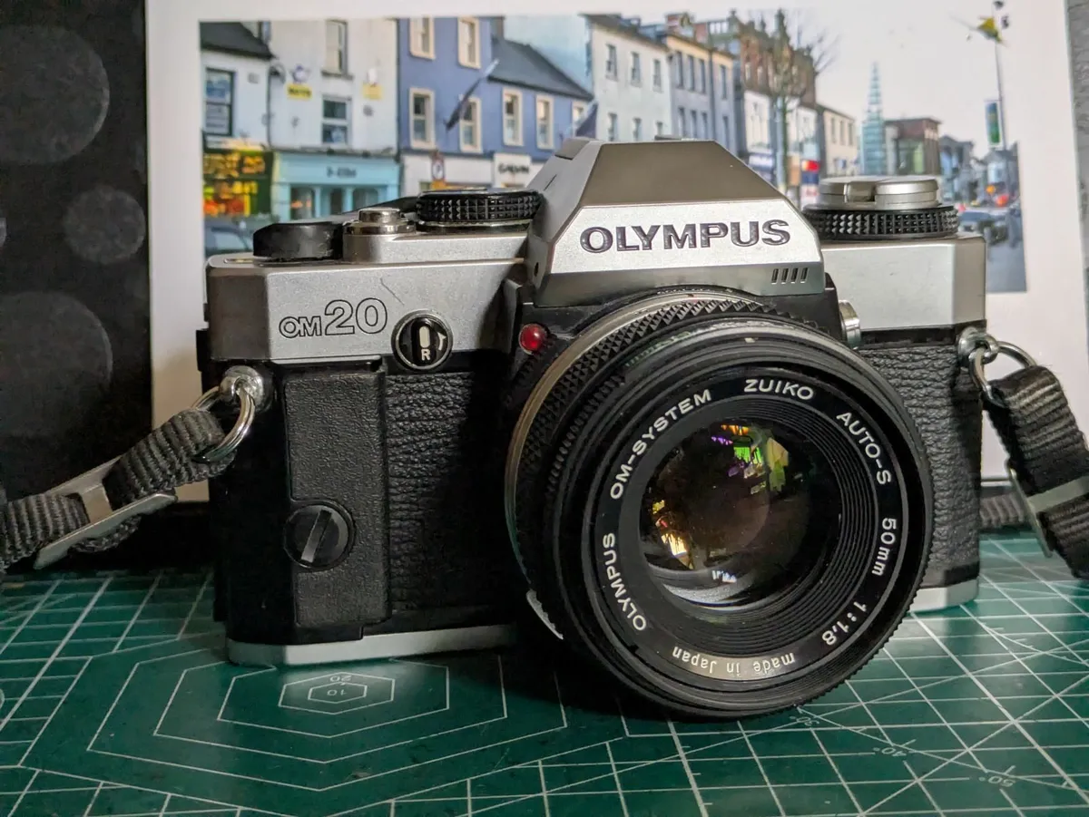 🎞️ Olympus OM 20 film SLR camera+ Zuiko 50/1.8💥 - Image 1