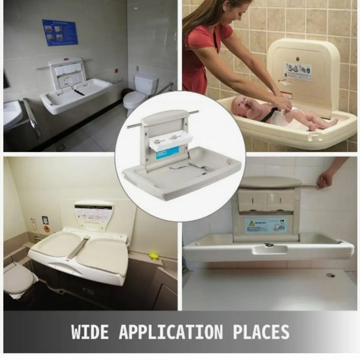 Horizontal Baby Changing Table Wall-mounted Baby - Image 4