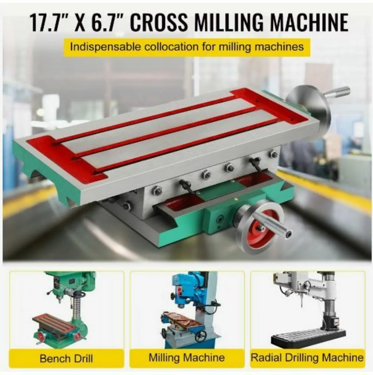 Milling Table 17.7×6.7Inch Compound - Image 2