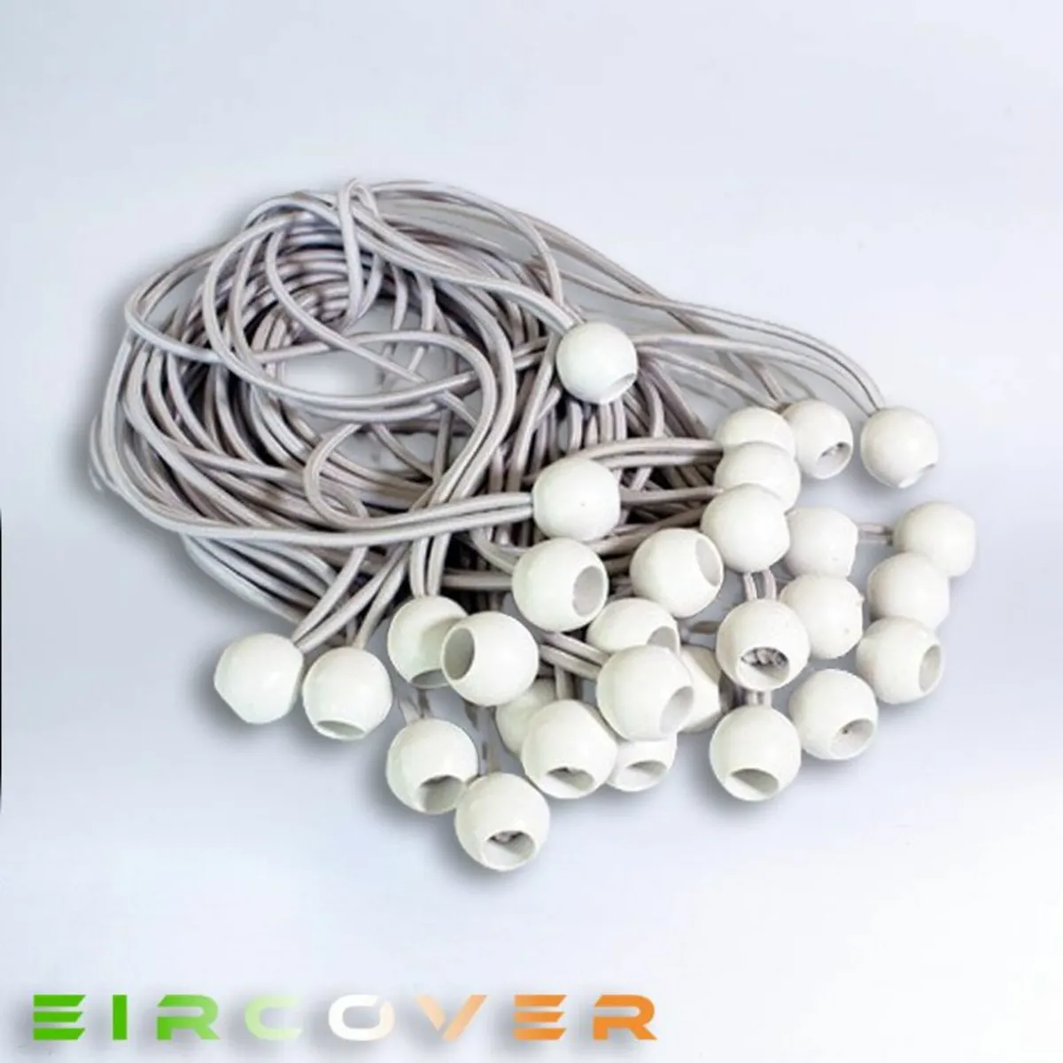 Large white bungee ball ties,30cm ( 30 pk ) - Image 4