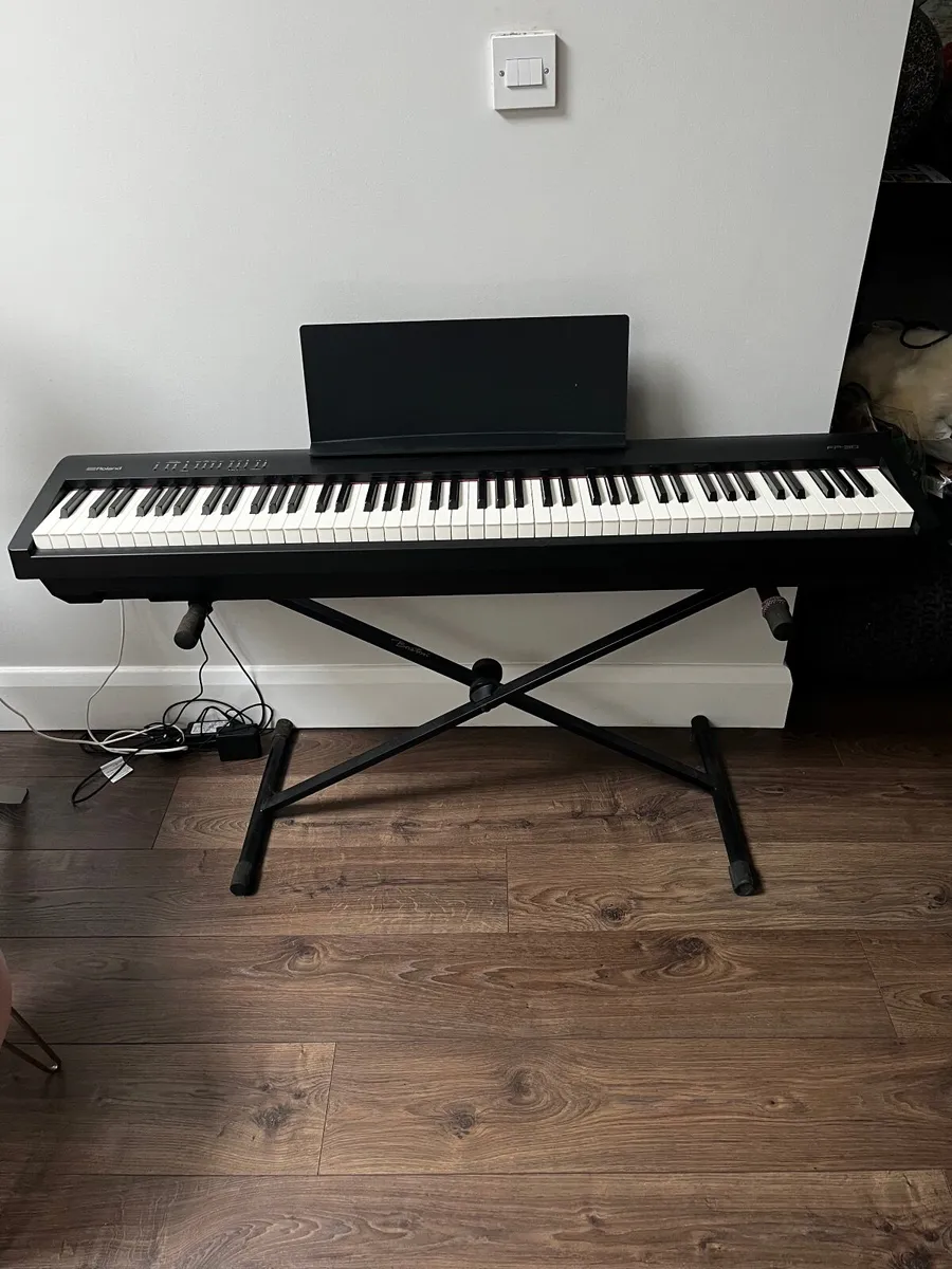 Roland FP-30 Piano Keyboard plus stand - Image 1