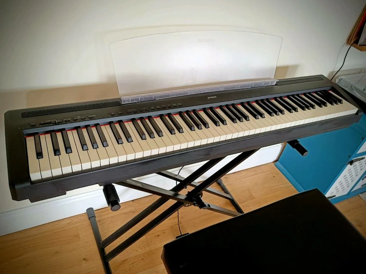 Yamaha P-85 Digital Piano (with stand & stool) - Image 1